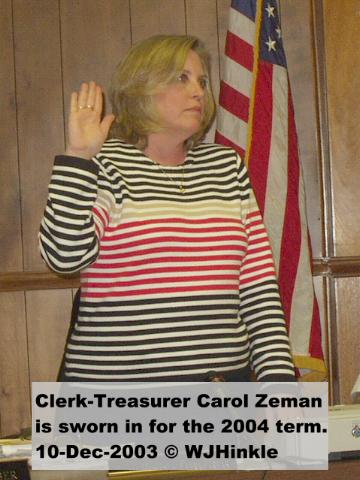 Clerk-Treasurer Carol Zeman